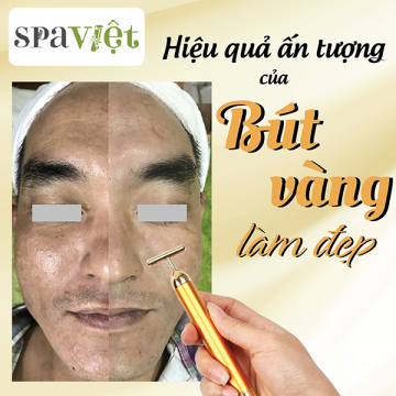 Hiệu quả ấn tượng của bút vàng làm đẹp